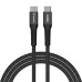 Дата кабель USB-C to USB-C 1.2m Magnetic 100W black Verbatim (31863) – Verbatim (вид 1)