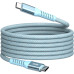 Дата кабель USB-C to USB-C 1.2m Magnetic 60W blue Verbatim (31852) – Verbatim