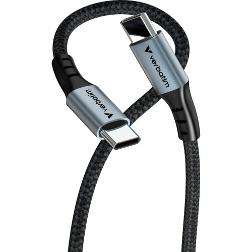 Дата кабель USB-C to USB-C 1.2m 60W black Verbatim (31845) – Verbatim (вид 1)