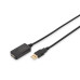 Дата кабель USB 2.0 AM/AF 5.0 m active Digitus (DA-70130-4) – DIGITUS
