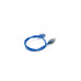 Дата кабель USB 2.0 AM/AF 0.5m transparent blue Voltronic (YT-AM/AF-0,5TBL) – Voltronic