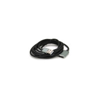Дата кабель USB 2.0 AM/AF 2.0m black VEGGIEG (YT-AM/AF-UF2-2)