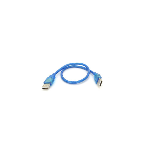Дата кабель USB 2.0 AM/AM 0.3m blue Ritar (YT-AM/AM-0.3TBL) – Ritar