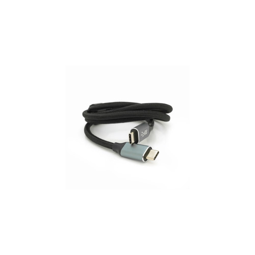 Дата кабель USB-C to USB-C 1.0m USB 3.2 Gen2 100W 10Gbps 4K60Hz black Voltronic (YT-TC-TC-B-1m) – Voltronic