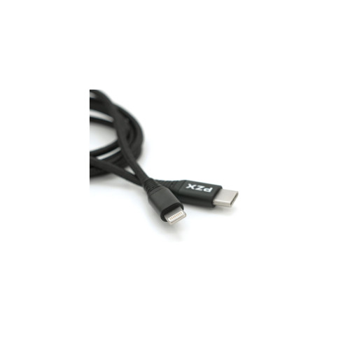 Дата кабель USB-C to Lightning 1.2m 2.1A black PZX (YT-PZX/V-109-M+L/B) – PZX (вид 2)