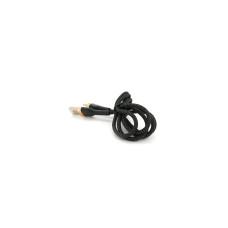 Дата кабель USB 2.0 AM to Lightning 1.0m 3.0A black gold PZX (V-165)