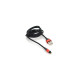 Дата кабель USB 2.0 AM to Lightning 1.0m magnetic 3.1A black PZX (V133-B)