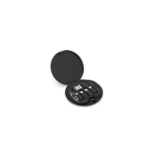 Дата кабель USB charging cable set Treasure box 0.2m 60w black Voltronic (Data Cable Set/60B) – Voltronic