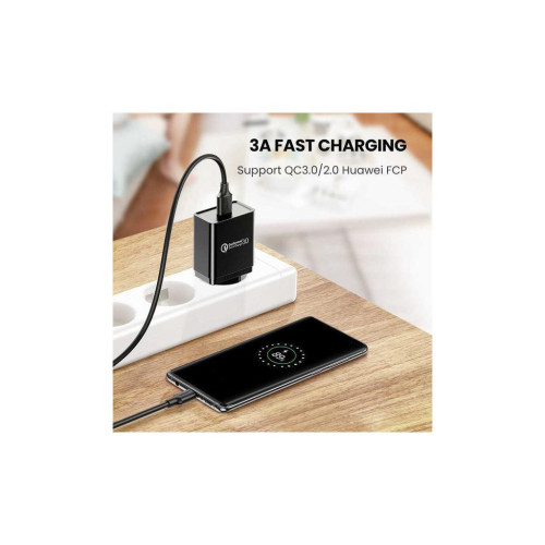 Дата кабель USB 3.0 AM to Type-C 1.0m US184 Black Ugreen (20882) – UGREEN (вид 1)