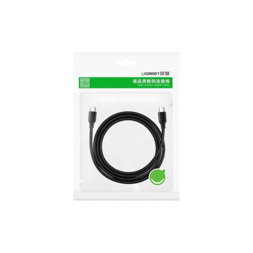 Дата кабель USB-C to USB-C 0.5m US286 3A (Black) Ugreen (50996) – UGREEN (вид 1)