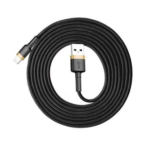 Дата кабель USB 2.0 AM to Lightning 2.0m 1.5A gold-black Baseus (CALKLF-CV1) – Baseus (вид 2)