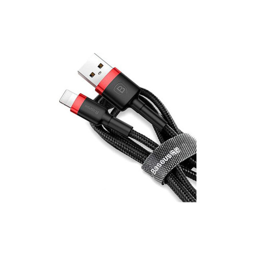 Дата кабель USB 2.0 AM to Lightning 2.0m 1.5A red-black Baseus (CALKLF-C19) – Baseus (вид 2)