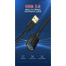 Дата кабель USB 3.0 AM/AF 2.0m US129 Black Ugreen (10373) – UGREEN (вид 1)