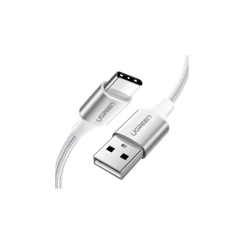Дата кабель USB 2.0 AM to USB-C 3.0m 3.0A 18W US288 White Ugreen (60409) – UGREEN