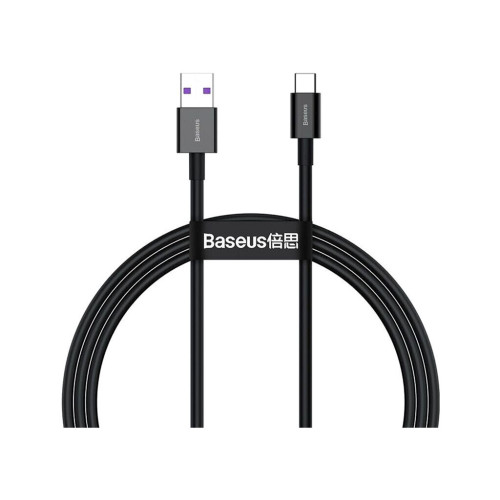 Дата кабель USB 2.0 AM to USB-C 2.0m 3A Black Baseus (CATYS-A01) – Baseus