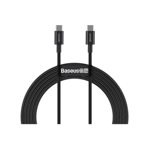 Дата кабель USB-C to USB-C 1.0m 5A Black Baseus (CATYS-B01) – Baseus