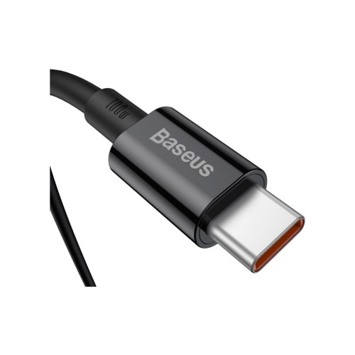 Дата кабель USB-C to USB-C 1.0m 5A Black Baseus (CATYS-B01) – Baseus (вид 1)