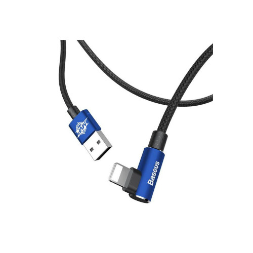 Дата кабель USB 2.0 AM to Lightning 1.0m 2A MVP Elbow Blue Baseus (CALMVP-03) – Baseus (вид 1)
