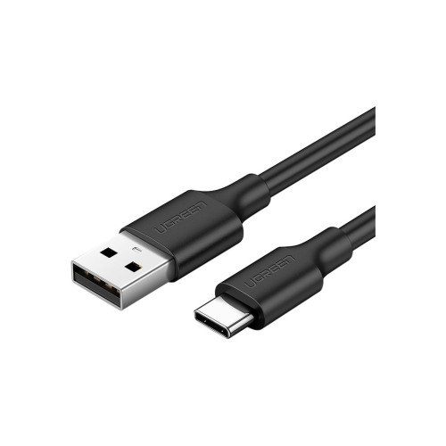 Дата кабель USB 2.0 AM to USB-C 0.5m 3.0A (18W) Nickel Plating US287 Black Ugreen (60115) – UGREEN