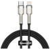 Дата кабель USB-C to Lightning 1.0m Cafule Metal PD 20W black Baseus (CATLJK-A01) – Baseus