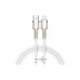 Дата кабель USB-C to Lightning 1.0m Cafule Metal PD 20W white Baseus (CATLJK-A02) – Baseus