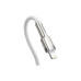 Дата кабель USB-C to Lightning 1.0m Cafule Metal PD 20W white Baseus (CATLJK-A02) – Baseus (вид 2)