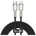 Дата кабель USB-C to Lightning 2.0m Cafule Metal PD 20W black Baseus (CATLJK-B01) – Baseus