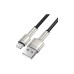 Дата кабель USB 2.0 AM to Lightning 1.0m Cafule Metal 2.4A black Baseus (CALJK-A01) – Baseus