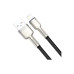 Дата кабель USB 2.0 AM to Lightning 1.0m Cafule Metal 2.4A black Baseus (CALJK-A01) – Baseus (вид 1)