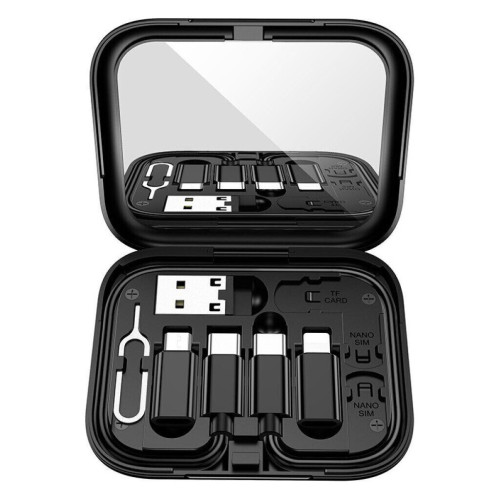 Дата кабель USB charging cable set Treasure box U114 black HOCO (6931474790750) – HOCO