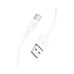 Дата кабель USB 2.0 AM to USB-C 1.0m Magic silicone X87 white HOCO (6931474783240) – HOCO (вид 1)