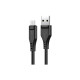 Дата кабель USB 2.0 AM to Micro 5P 1.2m 2.4A TPE C3-09 black Acefast (6974316280880)