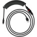 Дата кабель USB 2.0 AM to USB-C 1.37m coiled gray-black HyperX (6J679AA) – HyperX