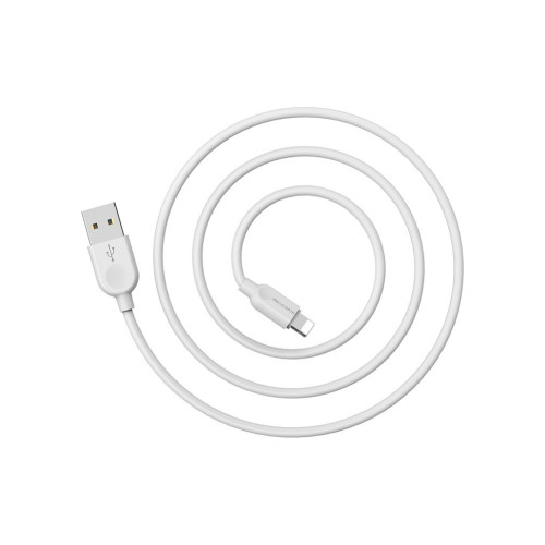 Дата кабель USB 2.0 AM to Lightning 1.0m 2.4A white BOROFONE (6957531089971) – BOROFONE (вид 2)