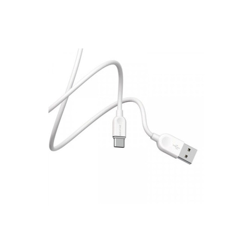 Дата кабель USB 2.0 AM to USB-C 2.0m 2.4A white BOROFONE (6957531090021) – BOROFONE
