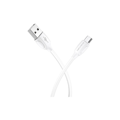 Дата кабель USB 2.0 AM to Micro 5P 1.0m 2.4A white BOROFONE (6931474701787) – BOROFONE (вид 1)