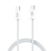 Дата кабель USB-C to USB-C 1.0m 60W white XO (CB-Q73CC) – XO