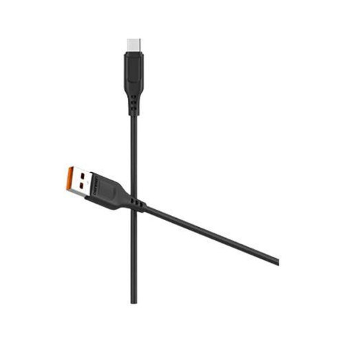 Дата кабель USB 2.0 AM to Micro 5P 1.0m 2.4A silicone black Denmen (DM-D01V-BK) – Denmen