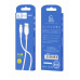 Дата кабель USB 2.0 AM to USB-C 1.0m 2.4A silicone white Denmen (DM-D06T-WH) – Denmen (вид 2)