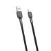 Дата кабель USB 2.0 AM to Lightning 1.0m 2.4A black XO (NB182-L-1-BK) – XO