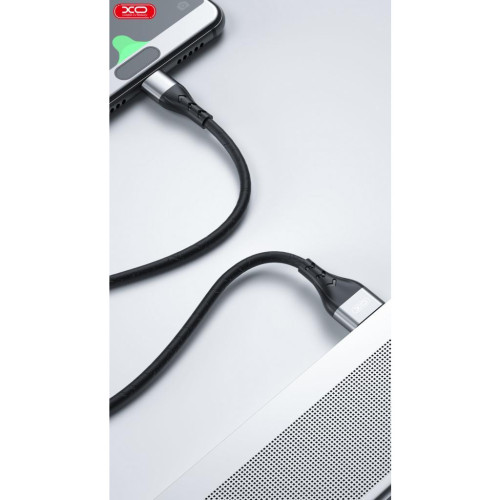 Дата кабель USB 2.0 AM to Lightning 1.0m 2.4A double-side grey XO (NB188-L-1-GR) – XO (вид 1)