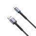 Дата кабель USB 2.0 AM to Lightning 1.0m 2.4A black XO (NB215-L-1-BK) – XO