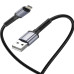 Дата кабель USB 2.0 AM to Lightning 1.0m 2.4A black XO (NB215-L-1-BK) – XO (вид 1)