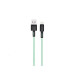 Дата кабель USB 2.0 AM to Lightning 1.0m 5A green XO (NB166-L-1-GR) – XO