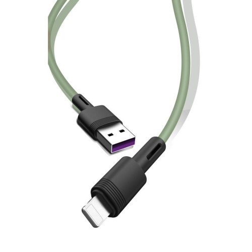 Дата кабель USB 2.0 AM to Lightning 1.0m 5A green XO (NB166-L-1-GR) – XO (вид 1)