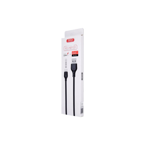 Дата кабель USB 2.0 AM to Micro 5P 2.0m 2.1A black XO (XO-NB103-BK) – XO (вид 1)