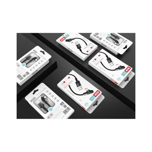 Дата кабель USB 2.0 AM to Micro 5P 1.0m 2.4A 90° corner white XO (NB152-M-1-WH) – XO (вид 1)