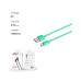 Дата кабель USB 2.0 AM to Micro 5P 1.0m 2.4A green XO (NB156-M-GR) – XO (вид 1)