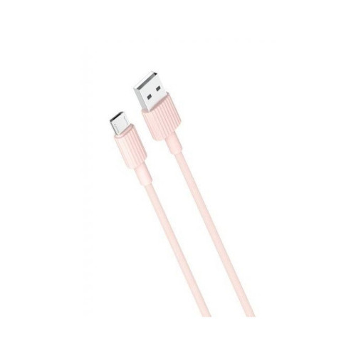 Дата кабель USB 2.0 AM to Micro 5P 1.0m 2.4A pink XO (NB156-M-PN) – XO