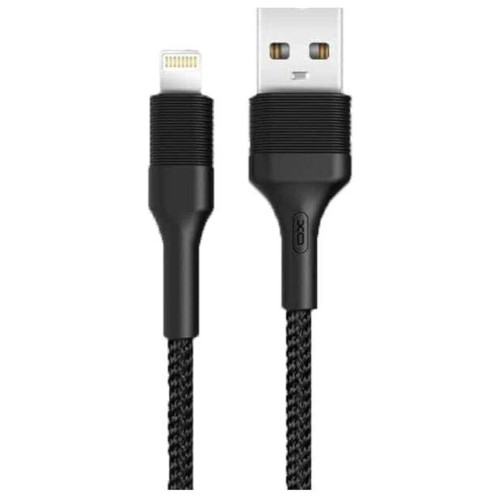Дата кабель USB 2.0 AM to Micro 5P 1.0m 2.1A black XO (NB51-M-1-BK) – XO